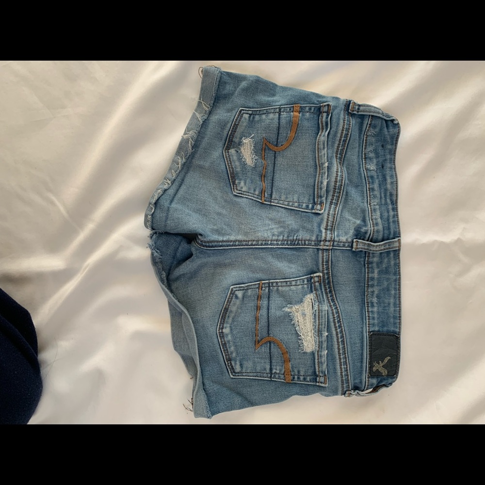 American Eagle Distressed Jean shorts size 0